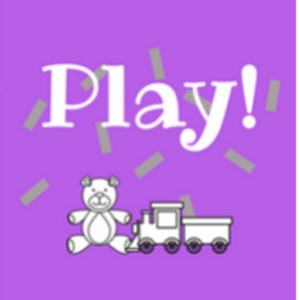 image PLAY! teddy bear and train
